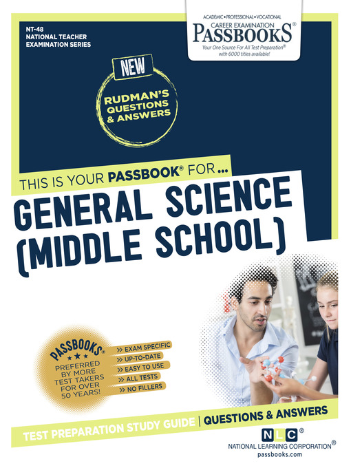 Title details for GENERAL SCIENCE (MIDDLE SCHOOL) by National Learning Corporation - Available